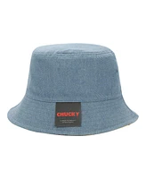 Chucky Men's Good Guys Denim and Roller Print Reversible Bucket Hat