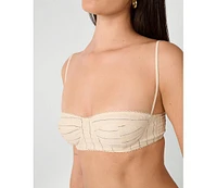 WeWoreWhat Women's Underwire Bra Top