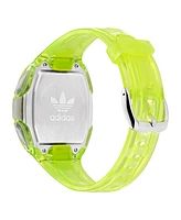 adidas Unisex Analog Green Resin Watch, 45mm