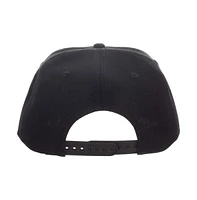 Super Mario Men's Video Game 8-Bit Black Snapback Hat