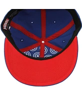 Marvel Men's Universe Captain America A Logo Blue Snapback Hat-osfa