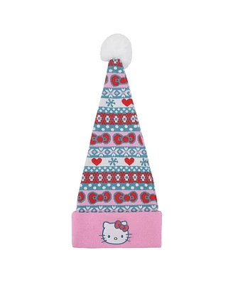 Hello Kitty Men's Holiday Pattern Santa Hat