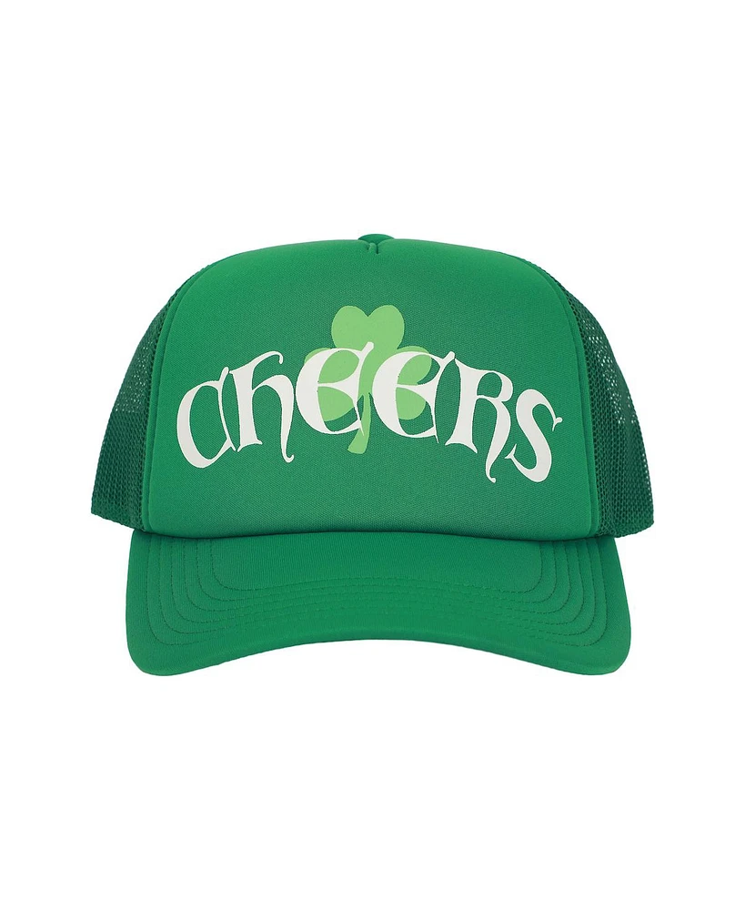 Generic Men's St. Patrick's Day Cheers Green Trucker Hat