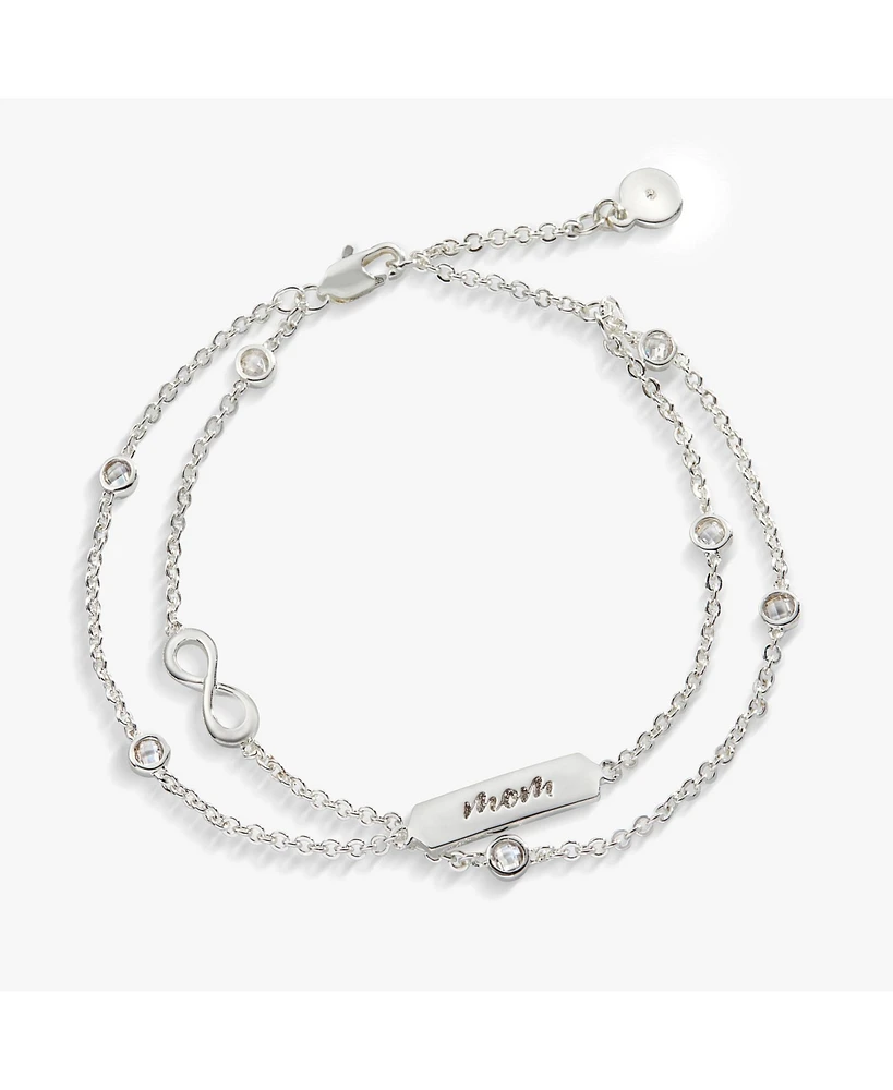 Mom Infinity Chain Bracelet Adjustable