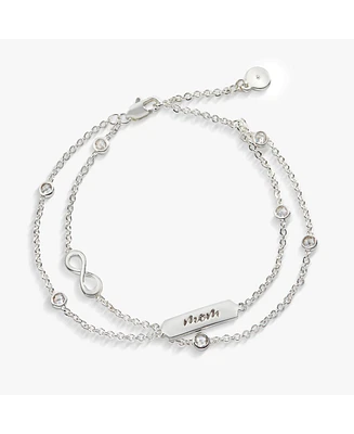 Mom Infinity Chain Bracelet Adjustable