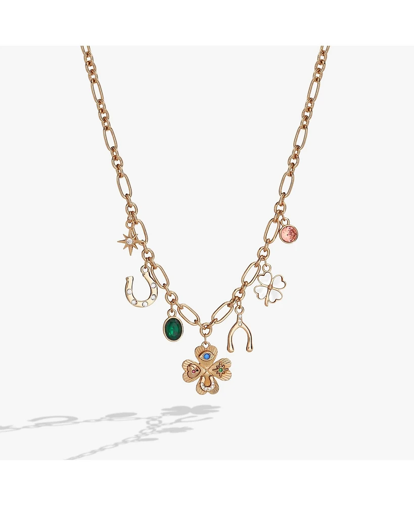 Lucky Four Lear Clover Charm Necklace