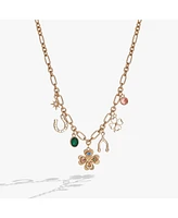 Lucky Four Lear Clover Charm Necklace