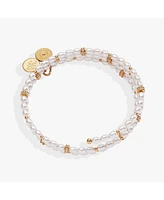 Rice Pearl Wrap Bracelet