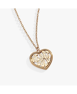 Heart Of Gold Pendant Necklace