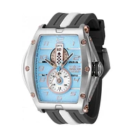 Invicta Men's 47385 Invicta Racing Quartz Multifunction White, Silver, Brown, Rose Gold, Light Blue Dial Watch