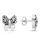Devata Butterfly Filigree Stud Earrings
