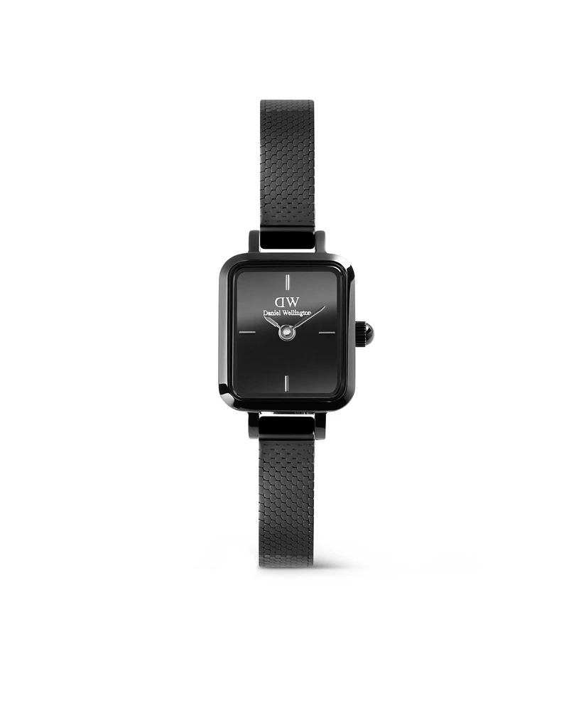 Daniel Wellington Women's Analog Black Stainless-Steel Watch, 16mm