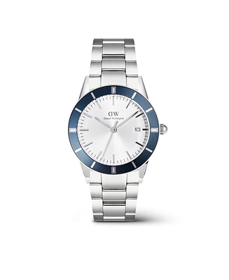 Daniel Wellington Men's Analog Silver Tone Stainless-Steel Watch