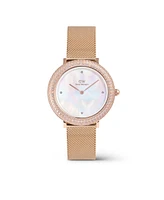 Daniel Wellington Women's Analog Rose Gold Tone Stainless-Steel Watch, 32mm