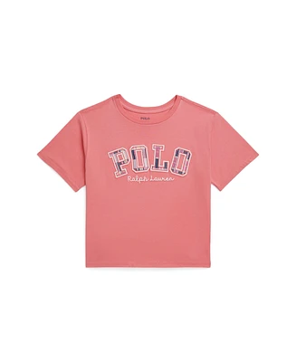 Polo Ralph Lauren Big Girls Logo Jersey Boxy T-Shirt