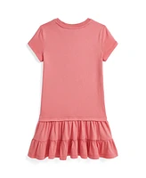 Polo Ralph Lauren Toddler and Little Girls Bear Tiered Jersey Dress