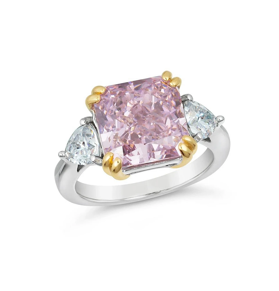 Anna Zuckerman Allura 3 Stone Cz Crystalline Ring