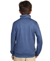 Tailorbyrd Boys Golf Tees Printed Performance Quarter Zip
