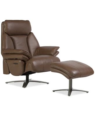Guermo Leather Power Recliner, Exclusively at Macy's