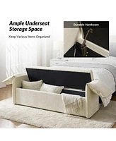 Alberto Modern Storage Bench with Ample Storage Space
