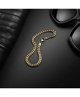 Curb Chain Bracelet, 5MM - Gold