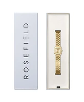 Rosefield Boxelle Women's Gold Tone Stainless Steel Bracelet Watch 19.5mm