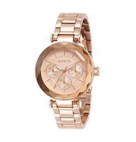 Invicta Women's 31272 Angel Quartz Chronograph Rose Gold Dial Watch