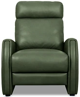 Touville Leather Push Back Recliner, Exclusively at Macy's