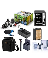 Nikon Z 30 Mirrorless Camera Creator's Kit, Bundle with 128GB Memory Card, Shoulder Bag, TASC300 Microphone, Mt-11 Tripod, En-EL25 Battery, Charger Ba