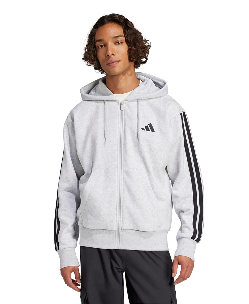 adidas Men's Essentials 3-Stripes Fleece Hoodie