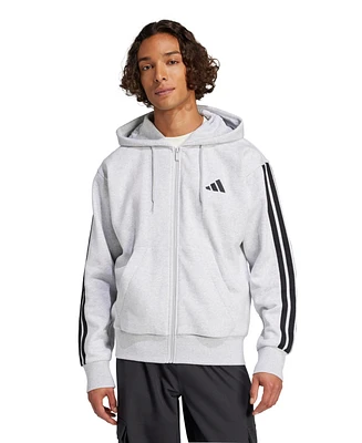 adidas Men's Essentials 3-Stripes Fleece Hoodie
