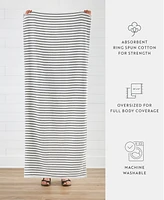ienjoy Home Cabana Stripe Cotton Beach Towels Set, 30" x 70"