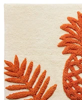 Tommy Bahama Home Batik Pineapple Cotton Tufted Bath Rug, 20" x 30"
