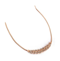 Sohi Women's Gold Plated Stone Necklace