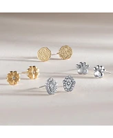 Alex and Ani Hamsa Mini Stud Earrings