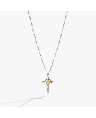 Cross And Heart Necklace