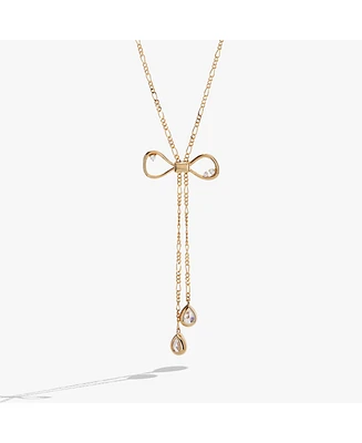 Alex and Ani Coquette Bow Slider Necklace