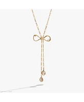 Alex and Ani Coquette Bow Slider Necklace