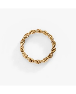 Alex and Ani Frozen French Rope Chain Ring