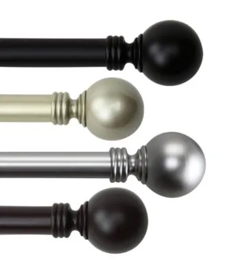 Rod Desyne Globe Single Curtain Rod Collection