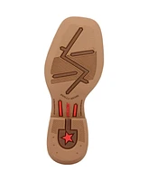 Durango Boys Lil Rebel by Kids Dark Chestnut Bubblegum Western Boot