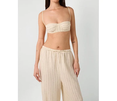 WeWoreWhat Women's Underwire Bra Top