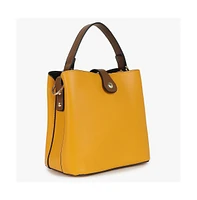 Women's Celina Yellow Tote Bag