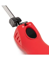 ChefWave Cordless Rechargeable Electric Knife with 4 Serrated Blades
