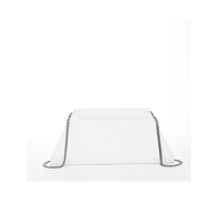 Susu White Purse Leather Clutch Bag Crossbody Evening Purse Unique Women's Handbag