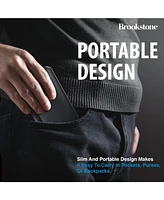 Brookstone 5,000mAh Carbon Fiber Multi-Port Slim Power Bank