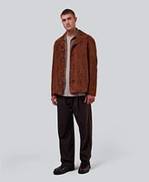 Furniq Uk Men's Men s Suede Shirt Jacket , Created for Macy
