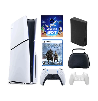 PS5 - Playstation 5 Disc Astrobot Bundle With Accessories & God Of War Ragnarok Game