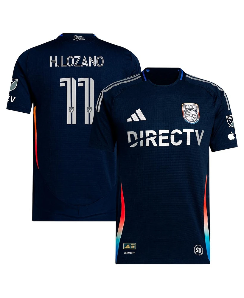 Adidas Men's Hirving Lozano Navy San Diego Fc 2025 State of Flow Authentic Player Jersey