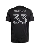 Adidas Men's Patrick Agyemang Black Charlotte Fc 2025 Fortress Kit Replica Player Jersey
